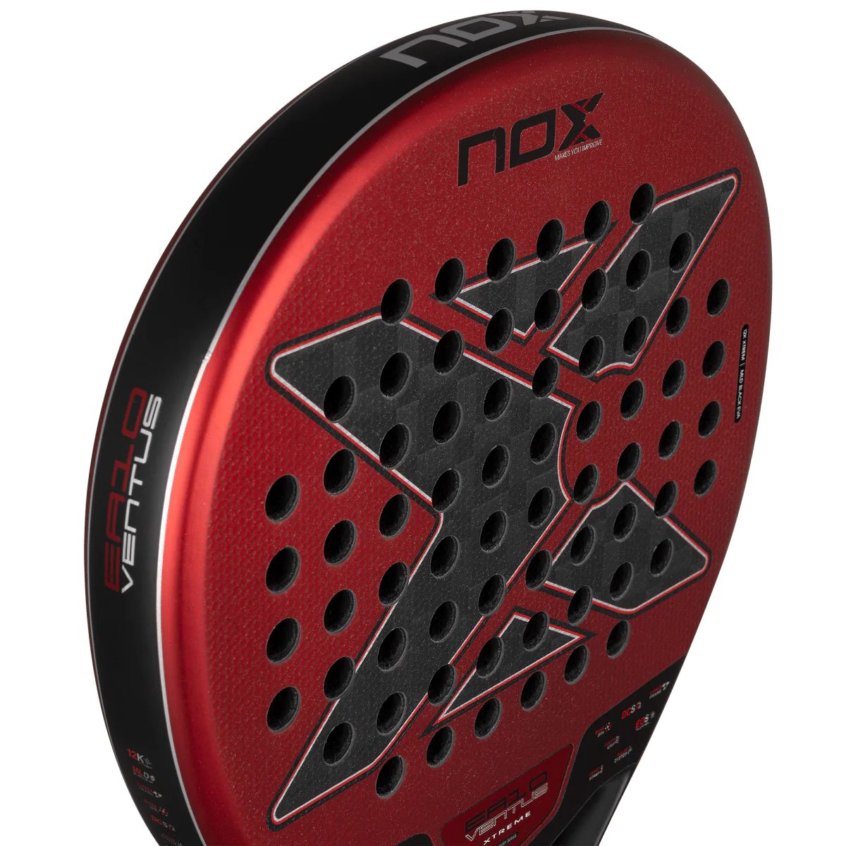 Pala de Pádel Nox EA10 Ventus Hybrid 12K XTREM 2026