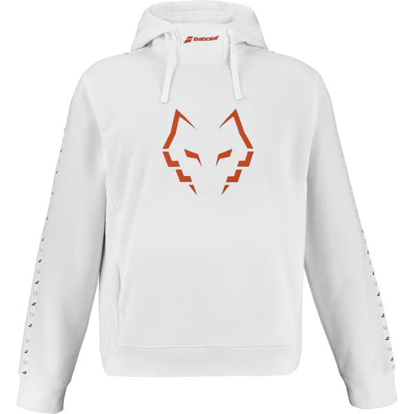 Sudadera Pádel Babolat Hood Sweat JL Blanca 2026