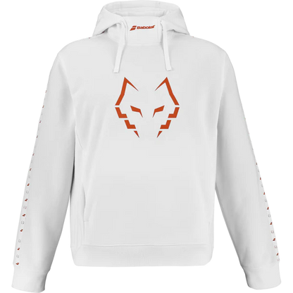 Sudadera Pádel Babolat Hood Sweat JL Blanca 2026