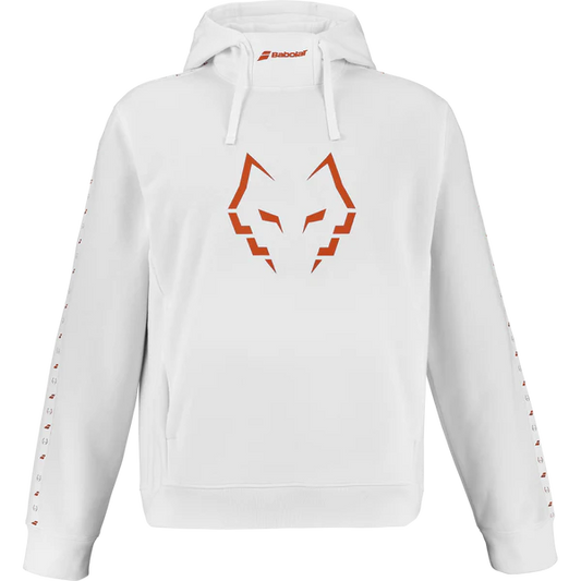 Sudadera Pádel Babolat Hood Sweat JL Blanca 2026