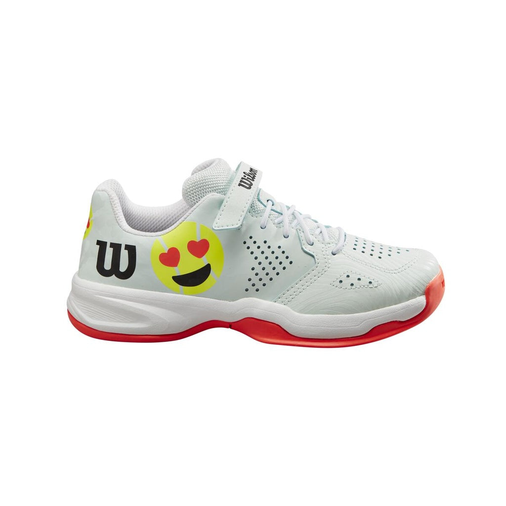 Zapatillas Tenis Junior Wilson Kaos Emo K Opal B/Wh/Cora