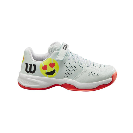 Zapatillas Tenis Junior Wilson Kaos Emo K Opal B/Wh/Cora