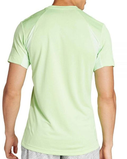 Camiseta Unisex Tenis Adidas T Freelift Semi Green Spark