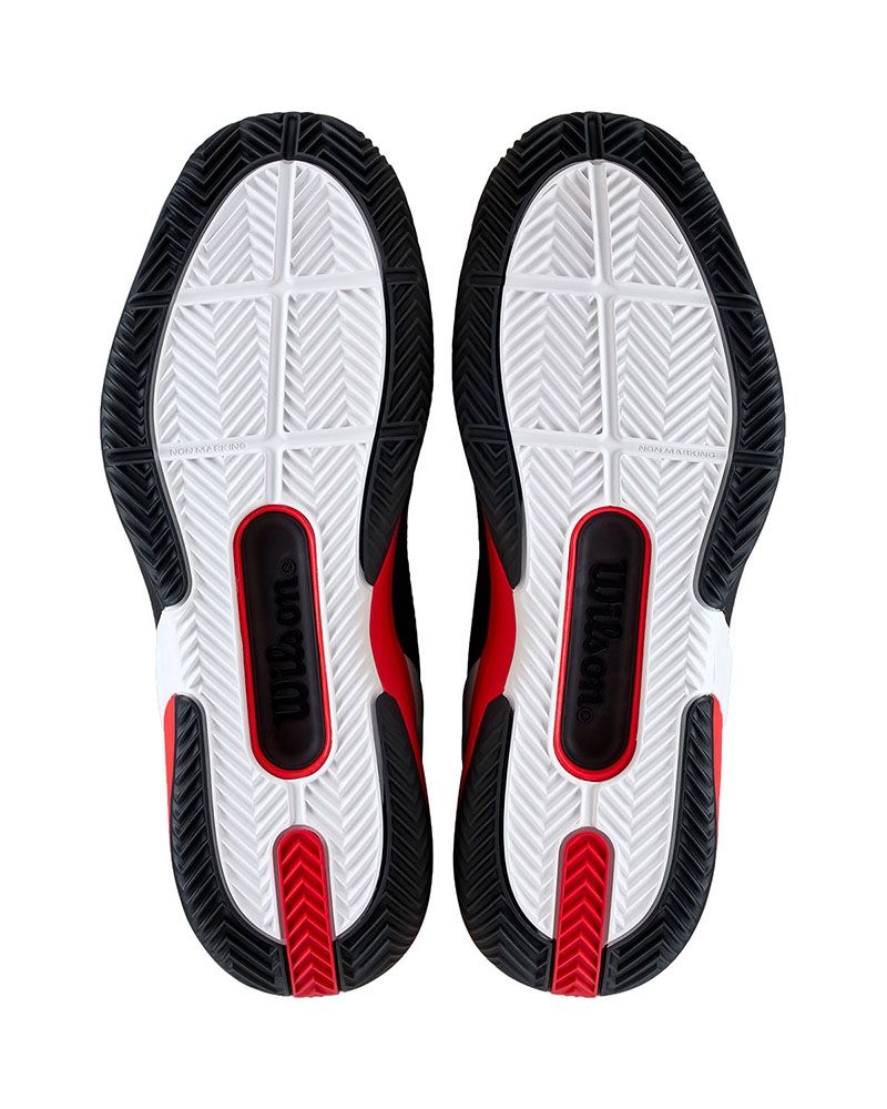 Zapatillas de Tenis Hombre Wilson Rush Pro 5 Clay 2026 Bk/Rd