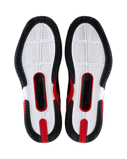 Zapatillas de Tenis Hombre Wilson Rush Pro 5 Clay 2026 Bk/Rd