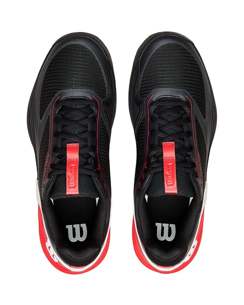 Zapatillas de Tenis Hombre Wilson Rush Pro 5 Clay 2026 Bk/Rd