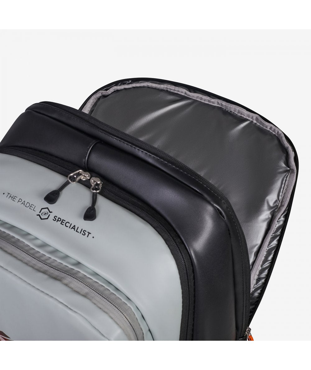 Mochila de pádel Bullpadel Hack Gris Verdoso Paquito Navarro