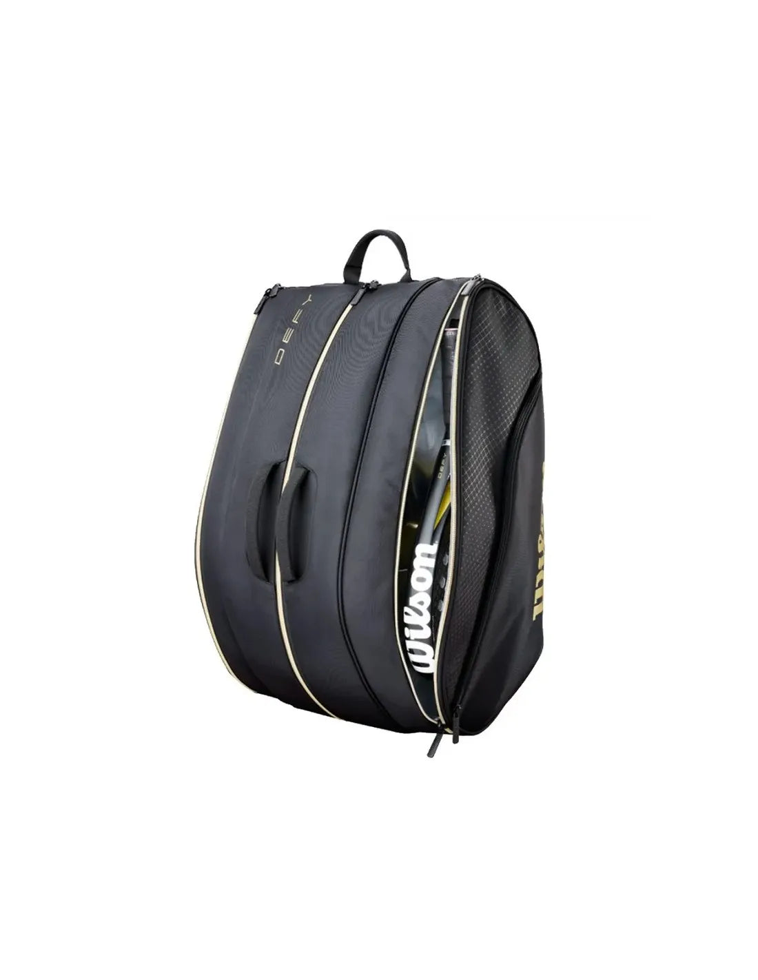 Paletero de Pádel Wilson Defy V1 Black/Gold 2026