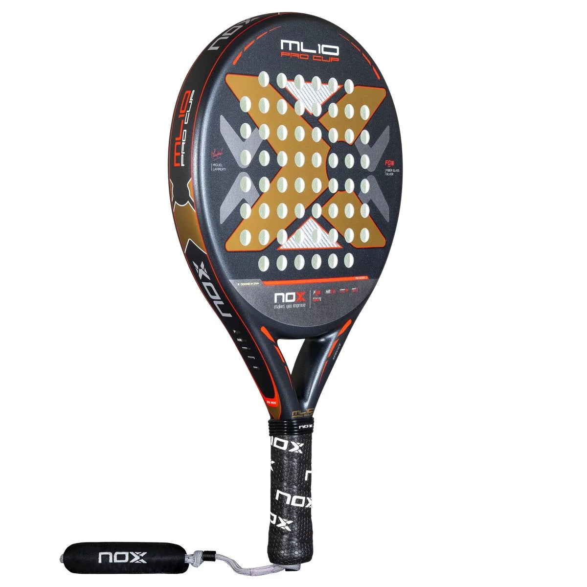 Pala de Pádel Nox ML10 Pro Cup Rough Surface Edition 2025 de Miguel Lamperti
