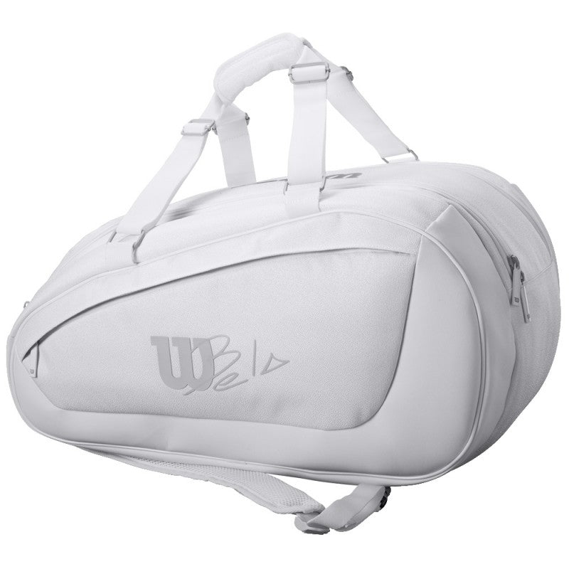 Bolsa Unisex Pádel Wilson BELA SUPER TOUR PADEL Blanca