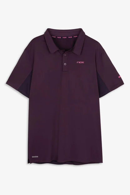 Polo de Pádel Hombre NOX PRO Deep Purple