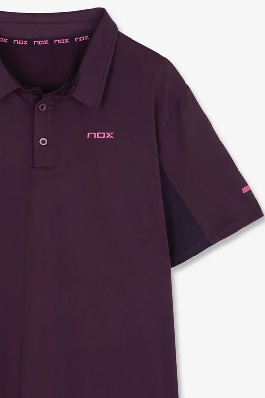 Polo de Pádel Hombre NOX PRO Deep Purple