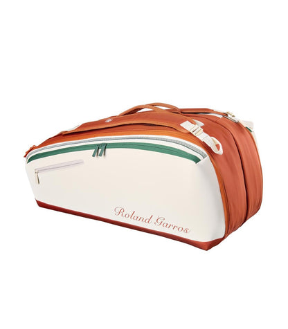 Raquetero de Tenis Wilson Roland-Garros 2026 Super Tour 9 Pack Cream