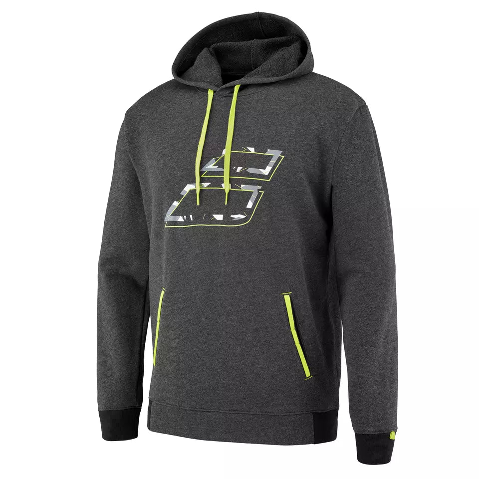 Sudadera Tenis Hombre Babolat Exercise Aero Hood Gris
