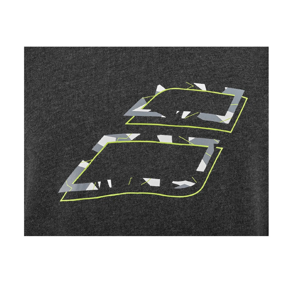 Sudadera Tenis Hombre Babolat Exercise Aero Hood Gris