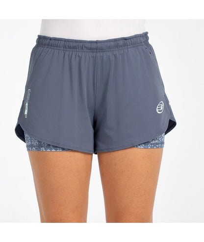 Short de Pádel Bullpadel Ozono Azul Lavado