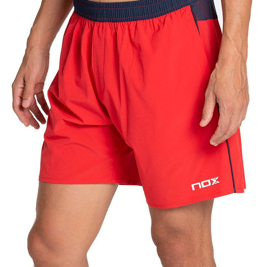 Short de Padel NOX Pro Hombre Azul/Rojo