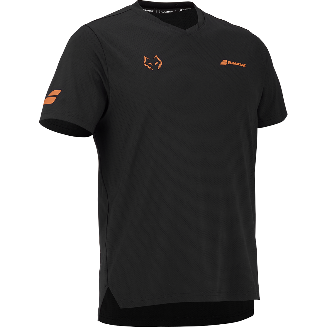 Camiseta de Pádel Babolat CN TEE LEBRON 2026 Negra