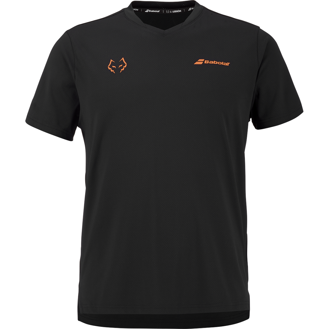 Camiseta de Pádel Babolat CN TEE LEBRON 2026 Negra