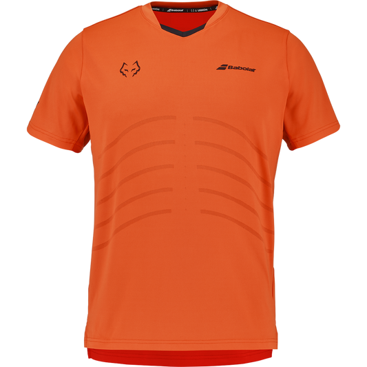 Camiseta Padel Babolat Replica Lebrón Naranja 2026