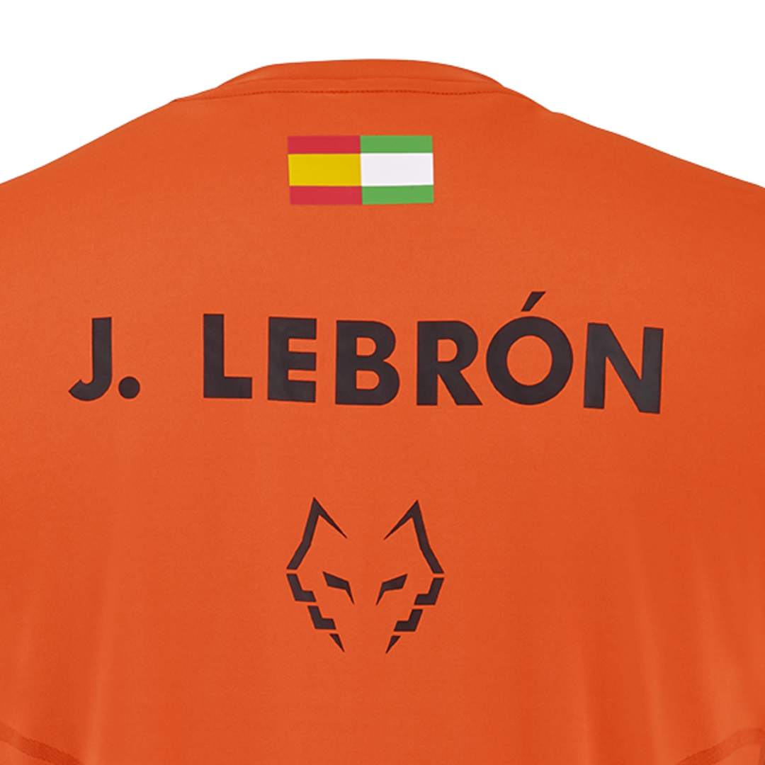 Camiseta Padel Babolat Replica Lebrón Naranja 2026