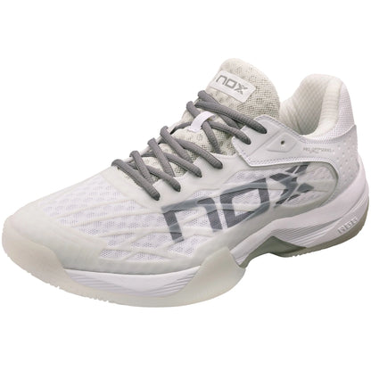 Zapatillas de Pádel Unisex Nox AT10 Lux Blanco Gris