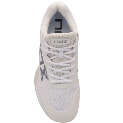 Zapatillas de Pádel Unisex Nox AT10 Lux Blanco Gris