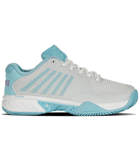 Zapatillas de Pádel K-Swiss Hypercourt Express 2 HB Gris / Azul Celeste
