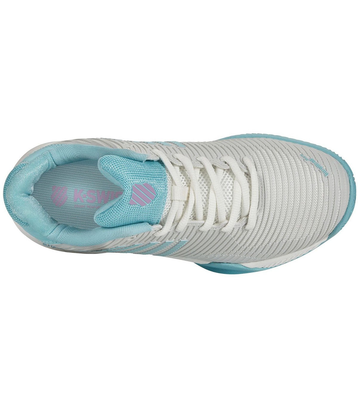 Zapatillas de Pádel K-Swiss Hypercourt Express 2 HB Gris / Azul Celeste