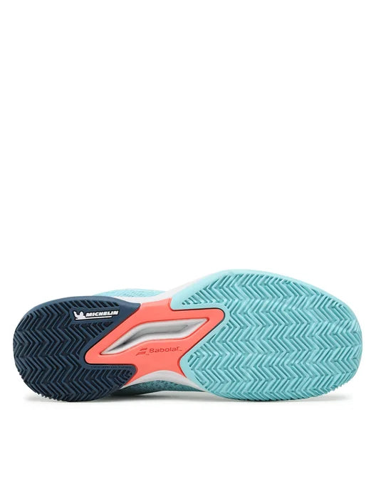 Zapatillas de Tenis Babolat Jet M3 Clay Junior Angel Blue