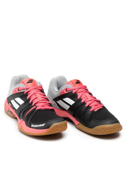 Zapatillas de Bádminton Babolat Shadow Team Women Negro y Rosa